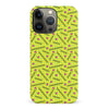 iPhone 14 Pro Retro Graph Paper Phone Case in Yellow