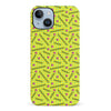iPhone 14 Plus Retro Graph Paper Phone Case in Yellow