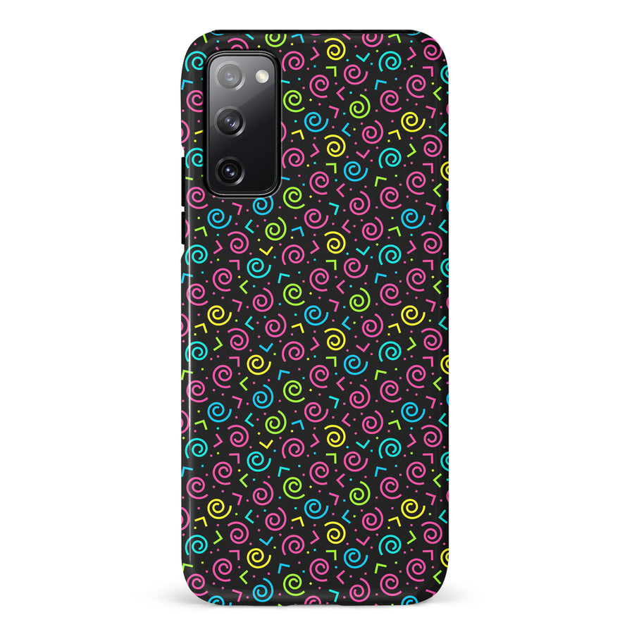 Samsung Galaxy S20 FE 90's Dance Party Phone Case in Black