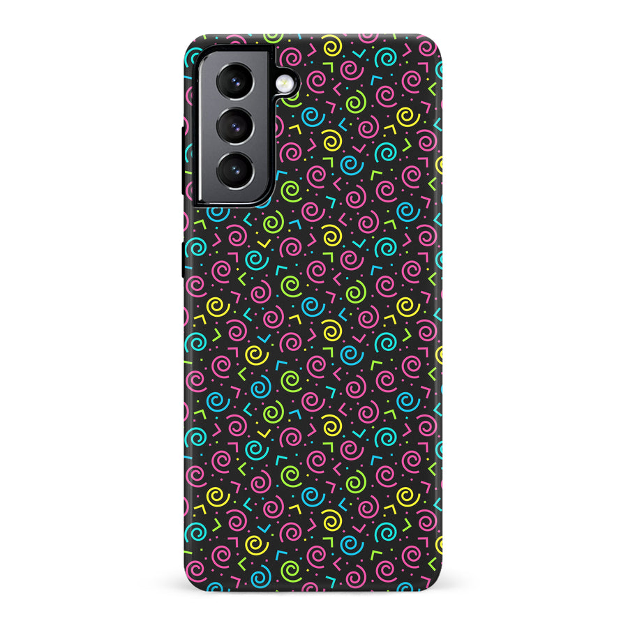 Samsung Galaxy S22 90's Dance Party Phone Case in Black
