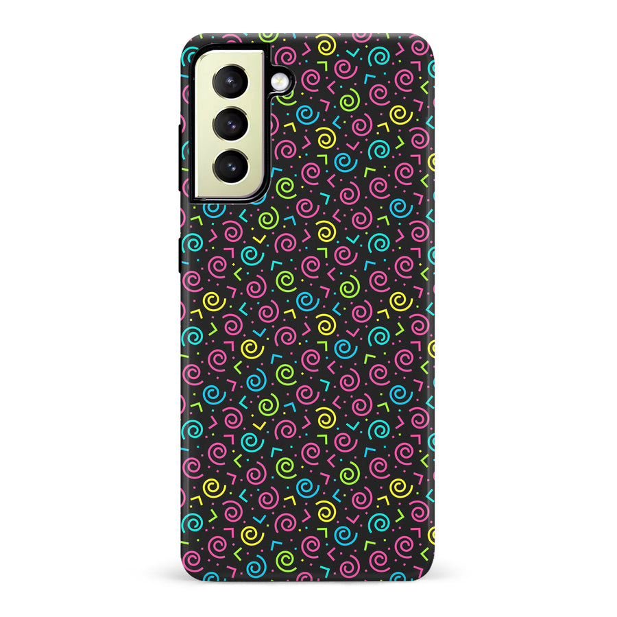 Samsung Galaxy S22 Plus 90's Dance Party Phone Case in Black