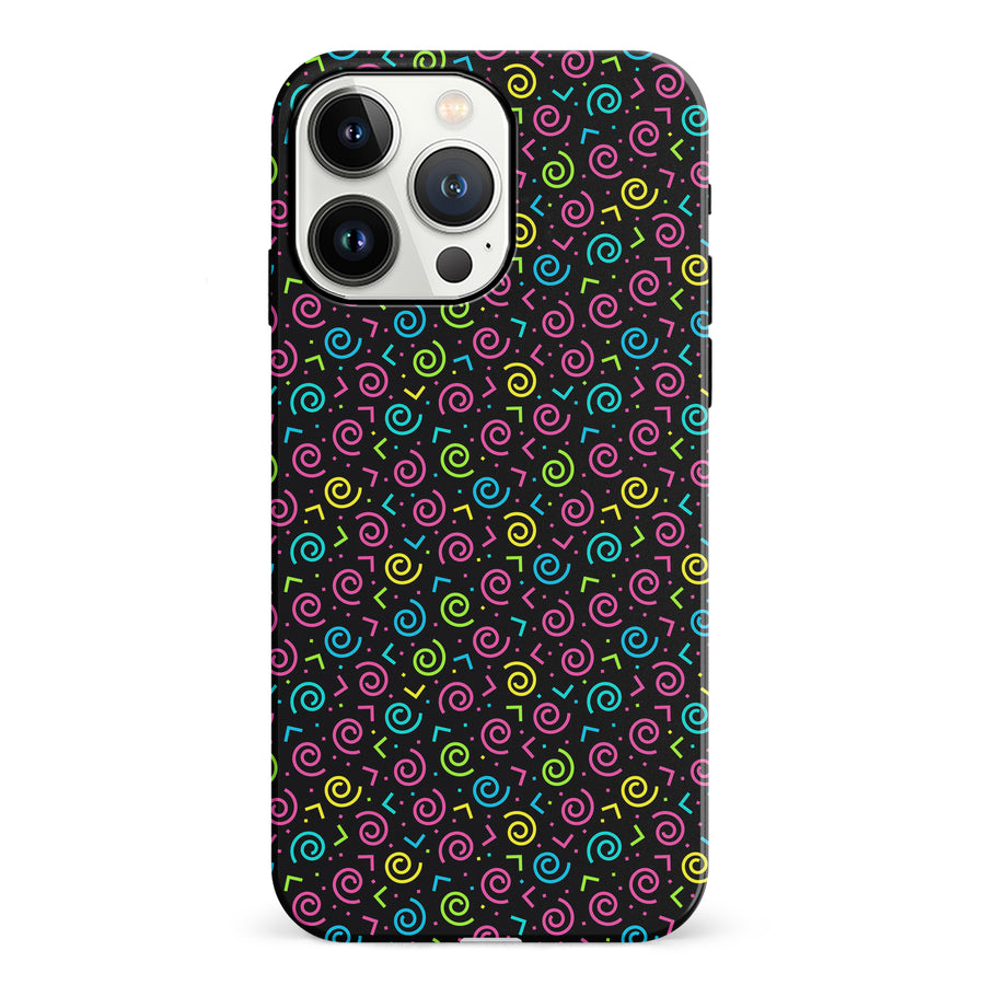 iPhone 13 Pro 90's Dance Party Phone Case in Black