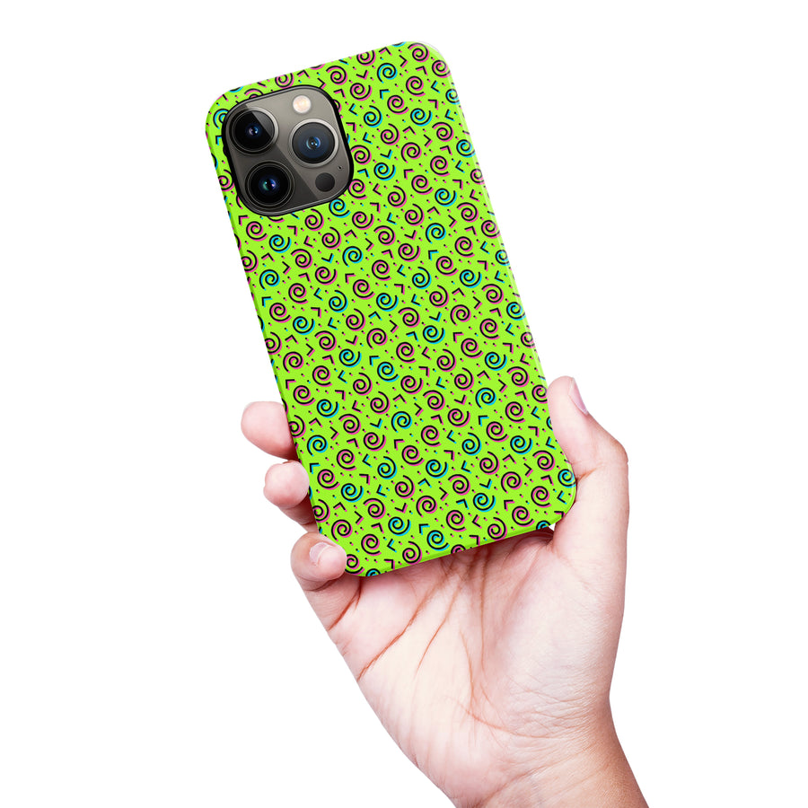 iPhone 13 Pro Max 90's Dance Party Phone Case in Green
