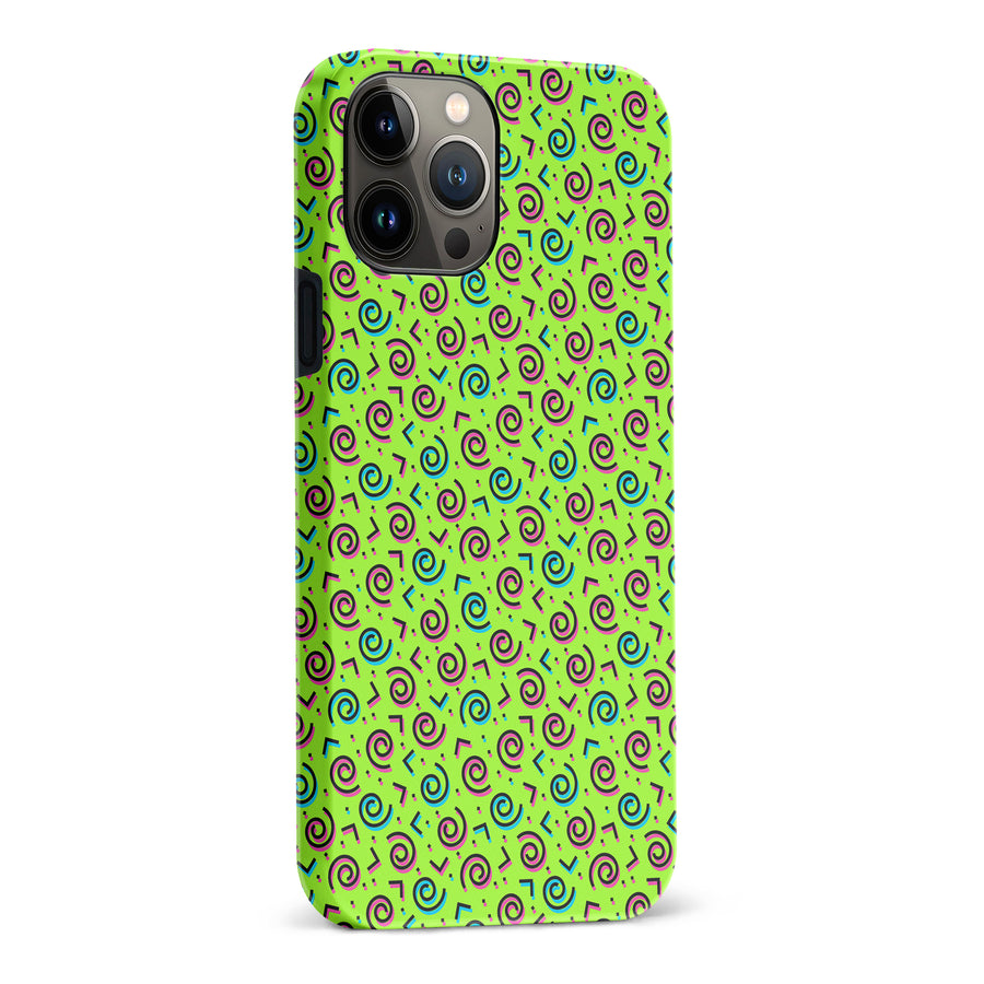 iPhone 13 Pro Max 90's Dance Party Phone Case in Green