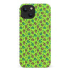 iPhone 14 90's Dance Party Phone Case in Green