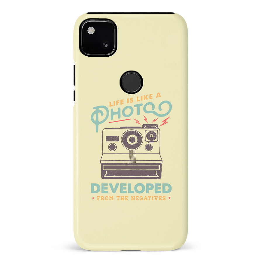 Google Pixel 4A Life is Like a Photo Phone Case