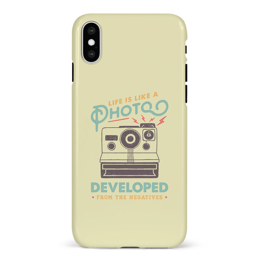 iPhone X/XS Life is Like a Photo Phone Case