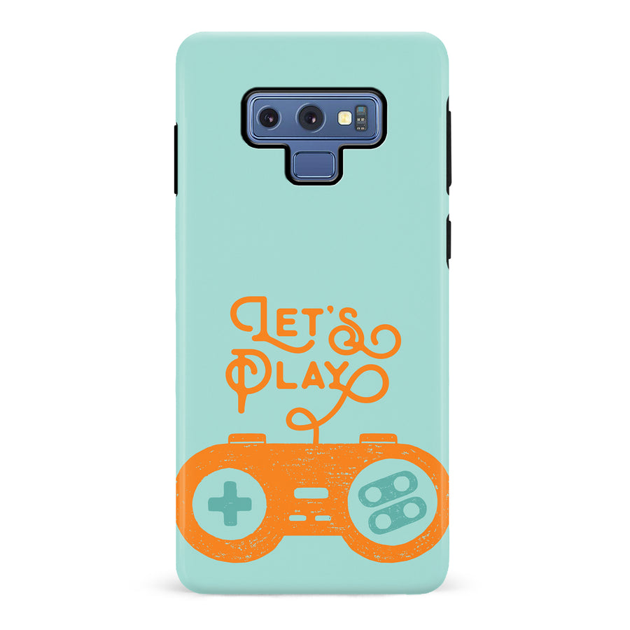 Samsung Galaxy Note 9 Let's Play Phone Case in Green
