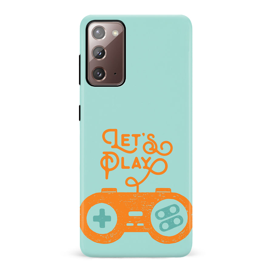 Samsung Galaxy Note 20 Let's Play Phone Case in Green