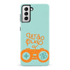 Samsung Galaxy S21 Let's Play Phone Case in Green