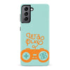 Samsung Galaxy S22 Let's Play Phone Case in Green