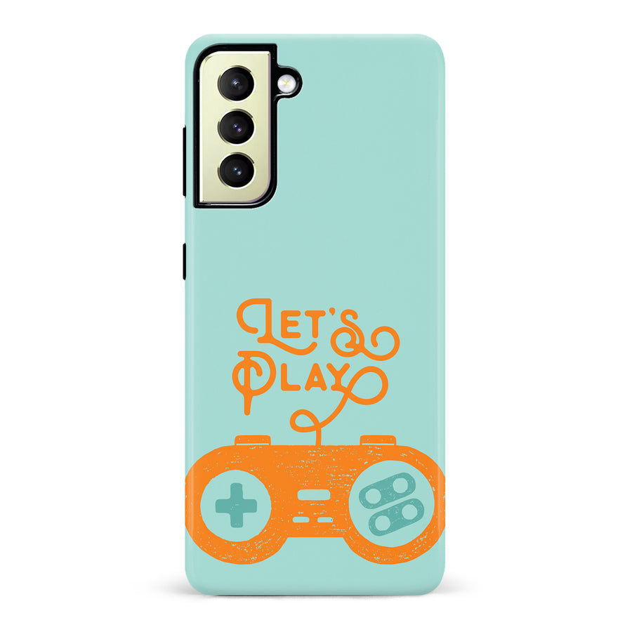 Samsung Galaxy S22 Plus Let's Play Phone Case in Green