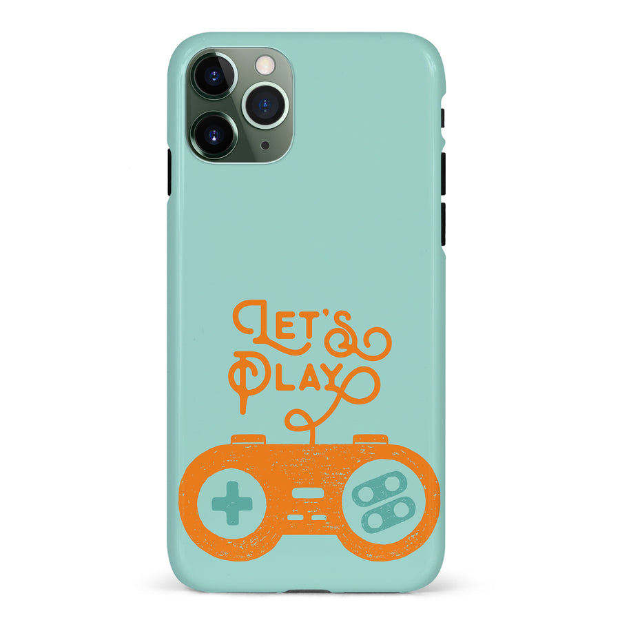 iPhone 11 Pro Let's Play Phone Case in Green