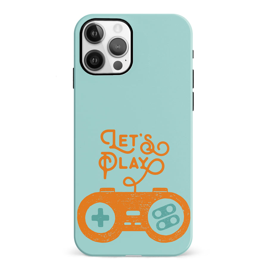 iPhone 12 Let's Play Phone Case in Green