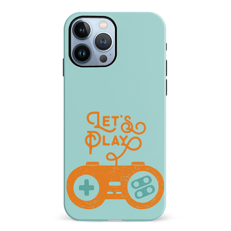 iPhone 12 Pro Let's Play Phone Case in Green