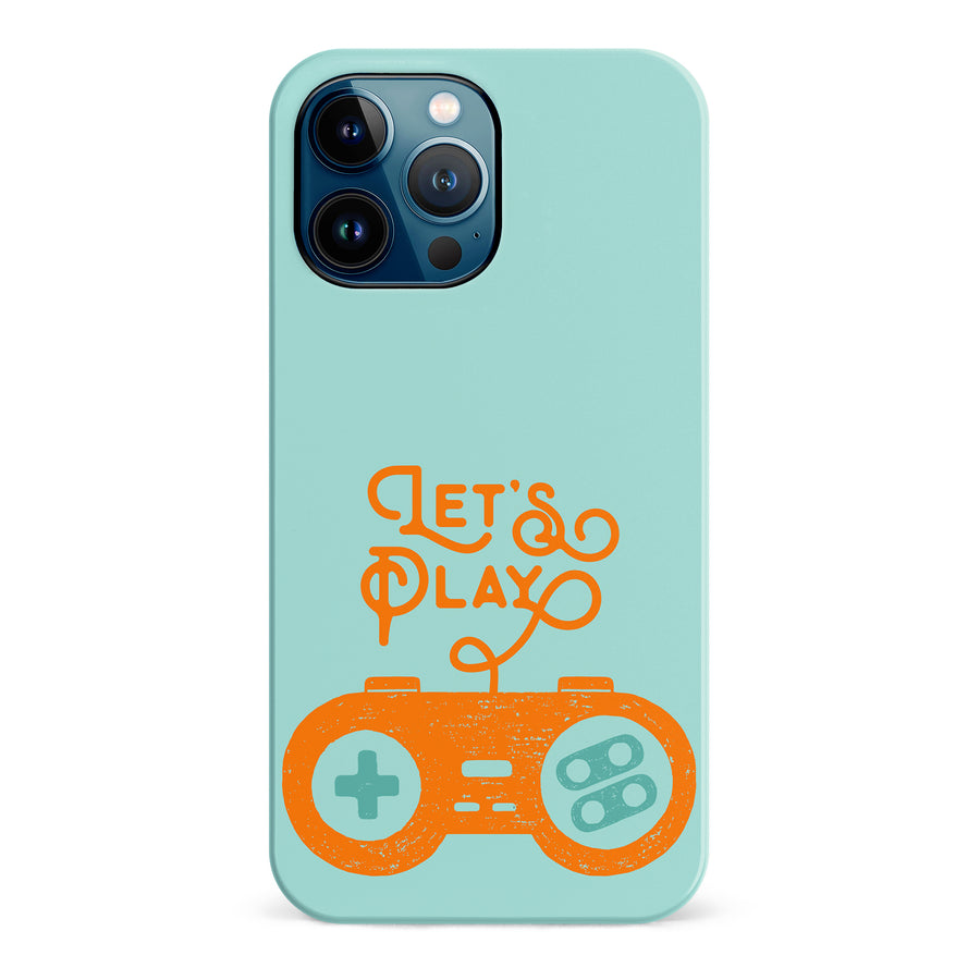 iPhone 12 Pro Max Let's Play Phone Case in Green