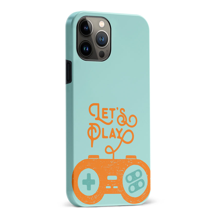 iPhone 13 Pro Max Let's Play Phone Case in Green