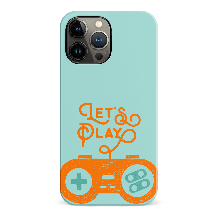 iPhone 13 Pro Max Let's Play Phone Case in Green