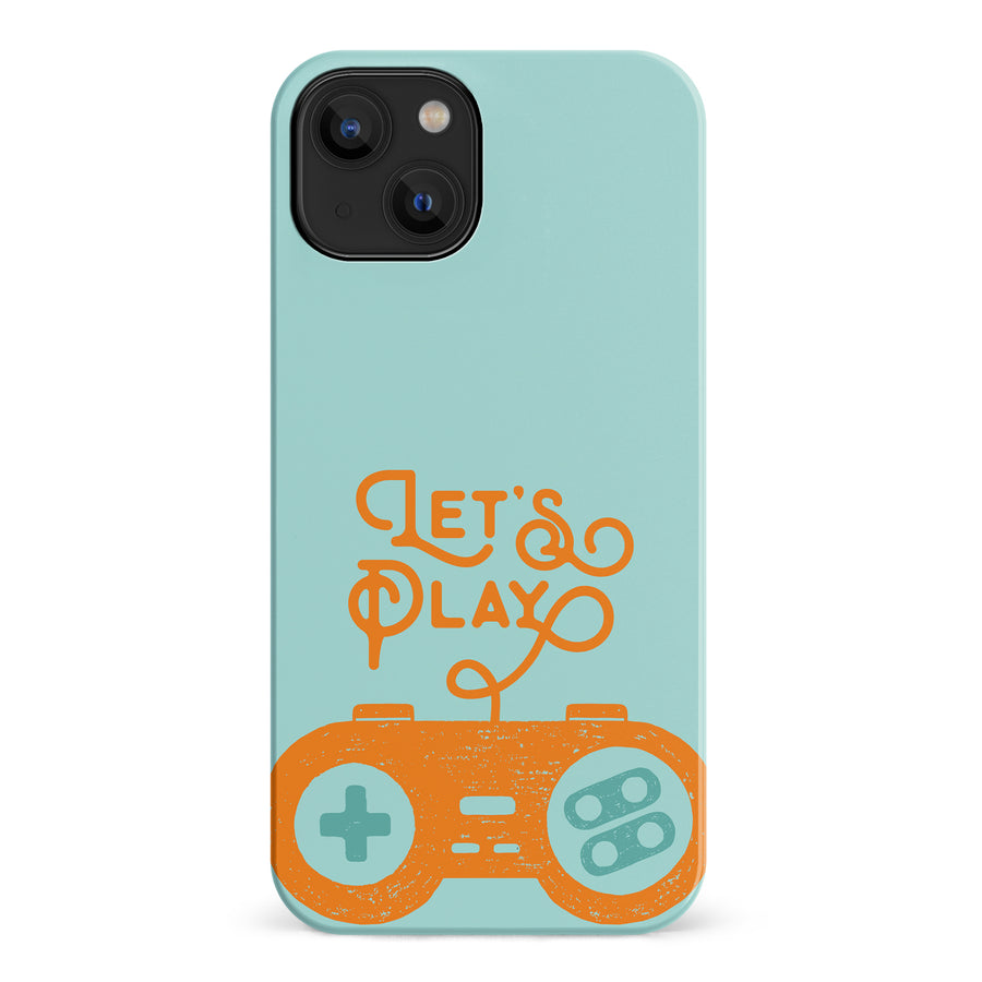 iPhone 14 Let's Play Phone Case in Green