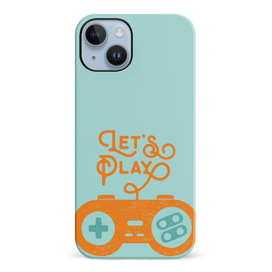 iPhone 14 Plus Let's Play Phone Case in Green