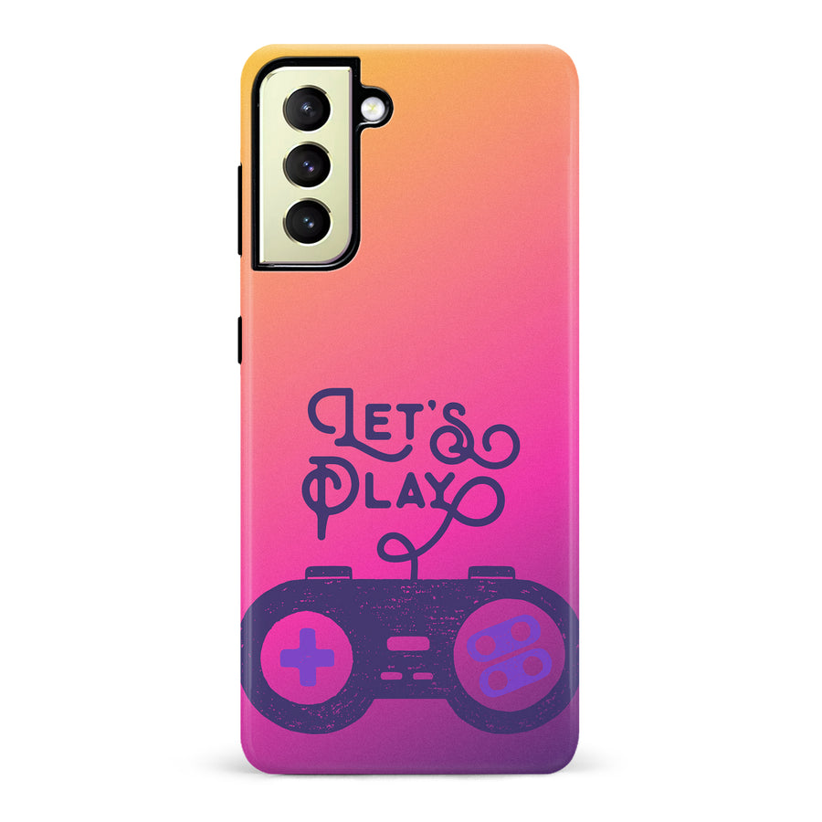 Samsung Galaxy S22 Plus Let's Play Phone Case in Magenta