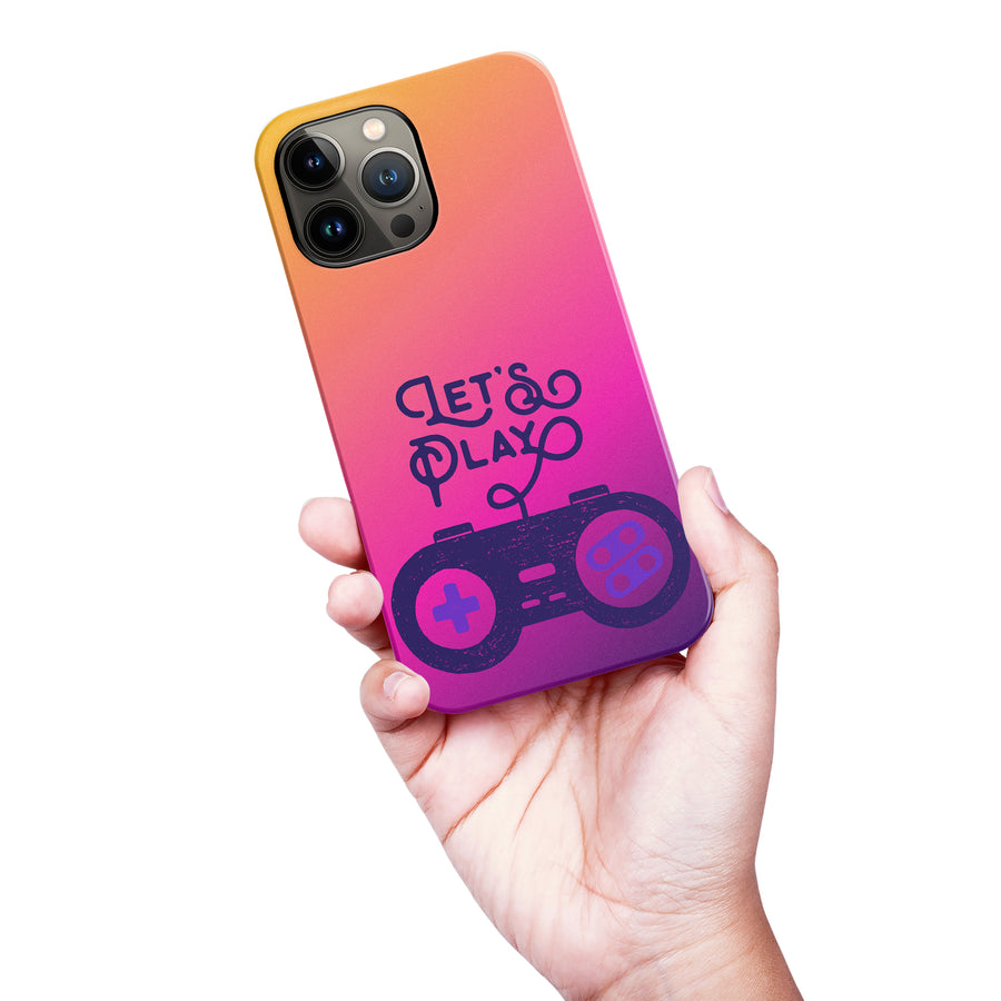 iPhone 13 Pro Max Let's Play Phone Case in Magenta