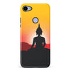 Google Pixel 3A XL Meditating Buddha Indian Phone Case in Yellow