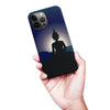 iPhone 13 Pro Max Meditating Buddha Indian Phone Case in Blue