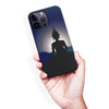 iPhone 14 Pro Max Meditating Buddha Indian Phone Case in Blue