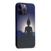 iPhone 14 Pro Max Meditating Buddha Indian Phone Case in Blue