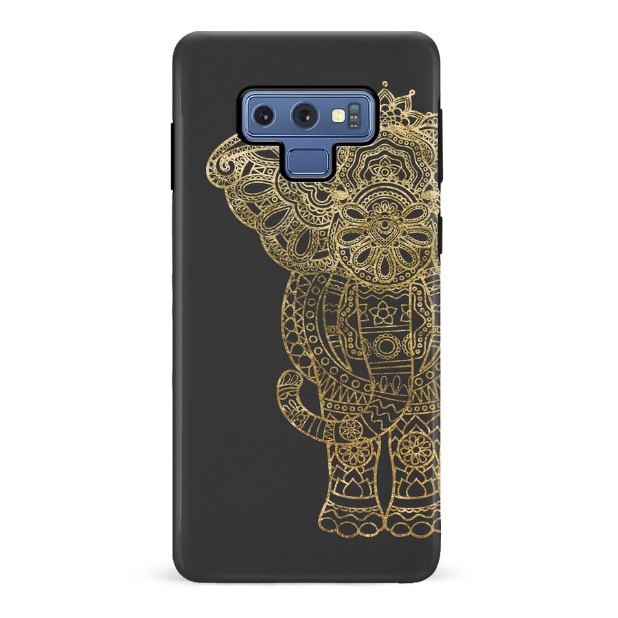 Samsung Galaxy Note 9 Indian Elephant Phone Case in Black