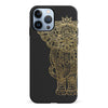 iPhone 12 Pro Indian Elephant Phone Case in Black