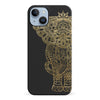 iPhone 14 Plus Indian Elephant Phone Case in Black