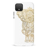 Google Pixel 4 Indian Elephant Phone Case in White