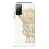 Samsung Galaxy S20 FE Indian Elephant Phone Case in White