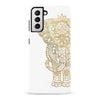 Samsung Galaxy S21 Indian Elephant Phone Case in White