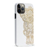 iPhone 13 Pro Max Indian Elephant Phone Case in White