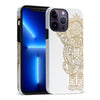 iPhone 14 Pro Max Indian Elephant Phone Case in White