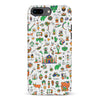 iPhone 8 Plus Taste of India Phone Case in White