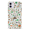 iPhone 11 Taste of India Phone Case in White