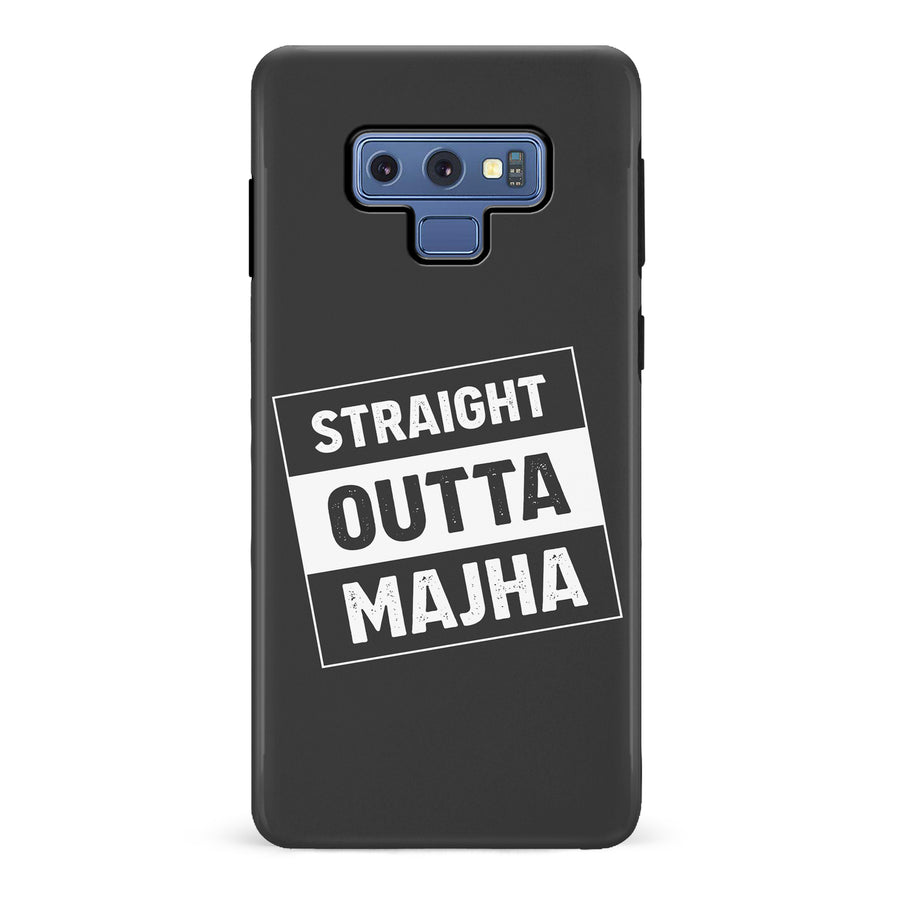 Samsung Galaxy Note 9 Straight Outta Majha Phone Case
