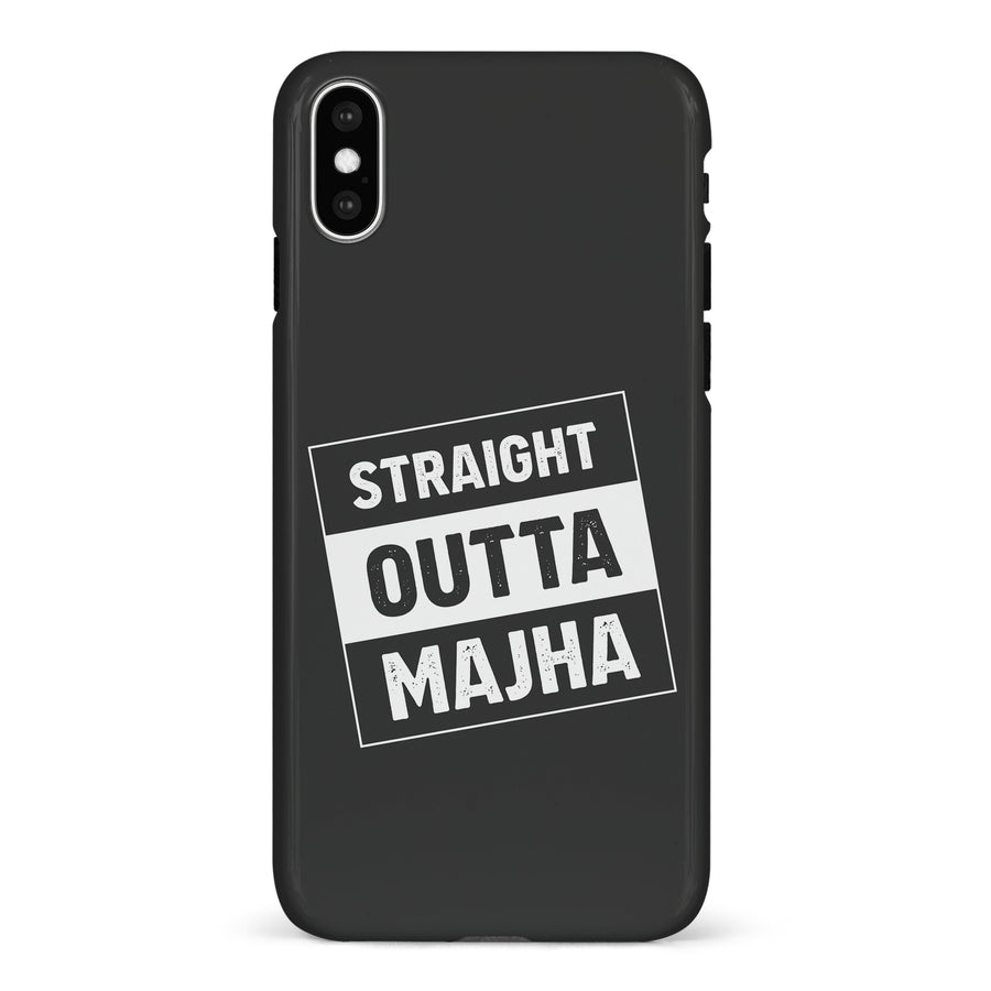 iPhone X/XS Straight Outta Majha Phone Case