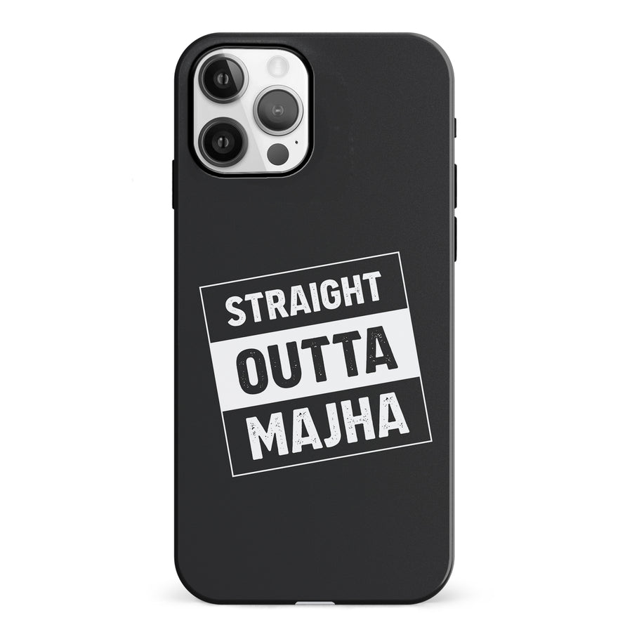 iPhone 12 Straight Outta Majha Phone Case