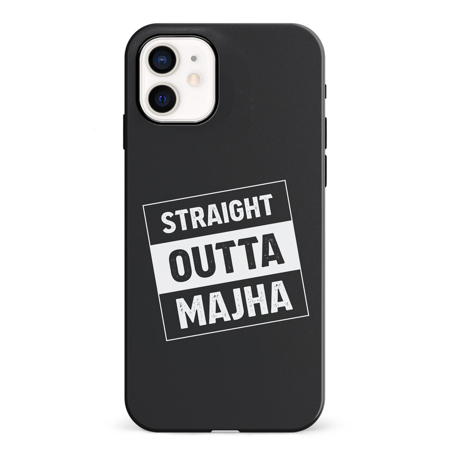 iPhone 12 Mini Straight Outta Majha Phone Case