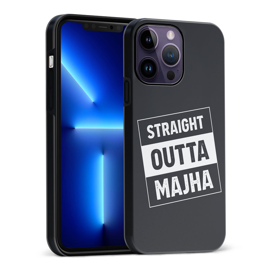 iPhone 14 Pro Max Straight Outta Majha Phone Case