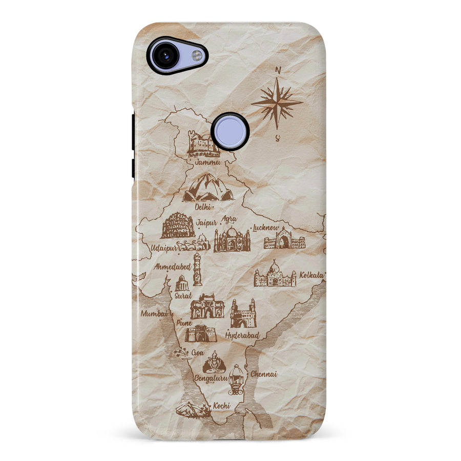 Google Pixel 3A XL Map of India Phone Case