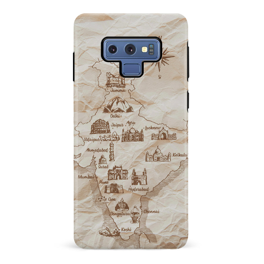Samsung Galaxy Note 9 Map of India Phone Case