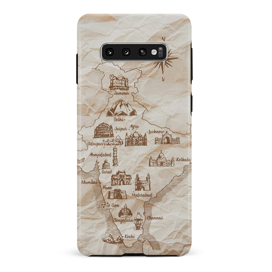 Samsung Galaxy S10 Plus Map of India Phone Case