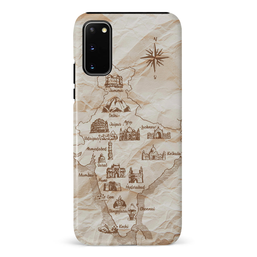 Samsung Galaxy S20 Map of India Phone Case