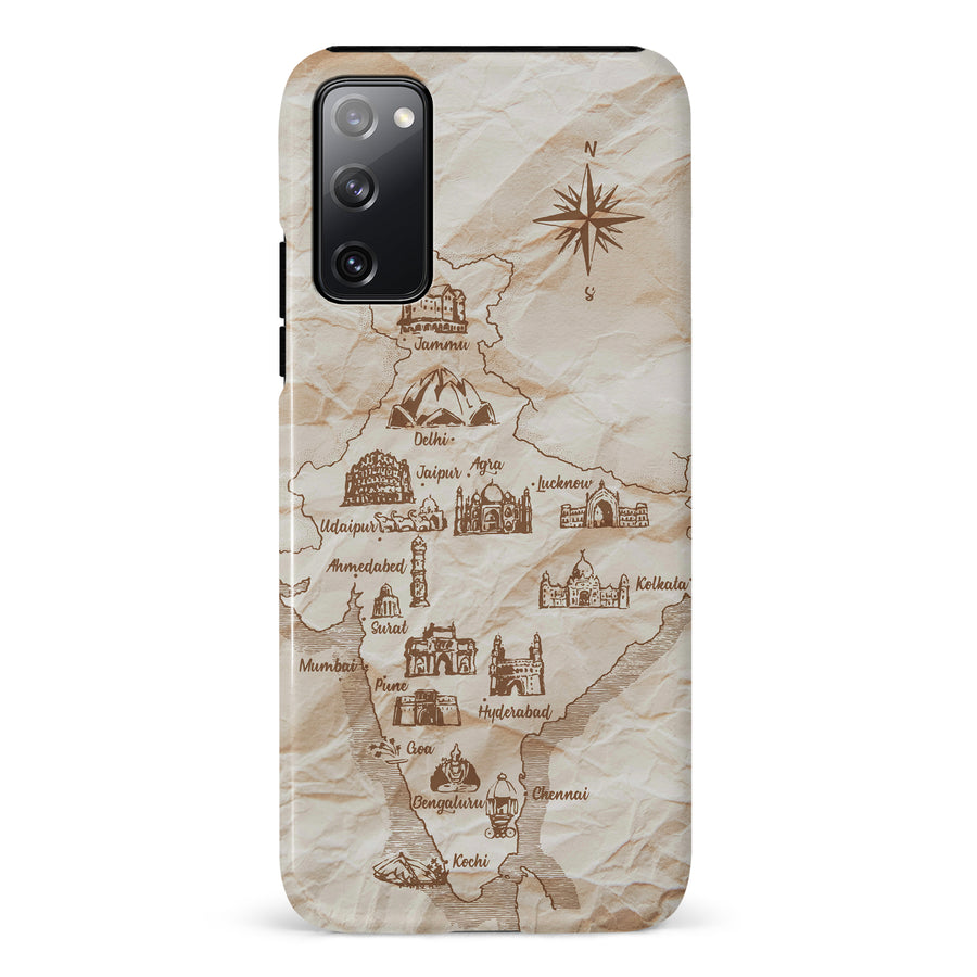 Samsung Galaxy S20 FE Map of India Phone Case